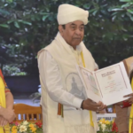 पटना विश्वविद्यालय का दीक्षांत समारोह शनिवार को पटना वीमेंस कॉलेज के मदर वेरोनिका ऑडिटोरियम में आयोजित हुआ